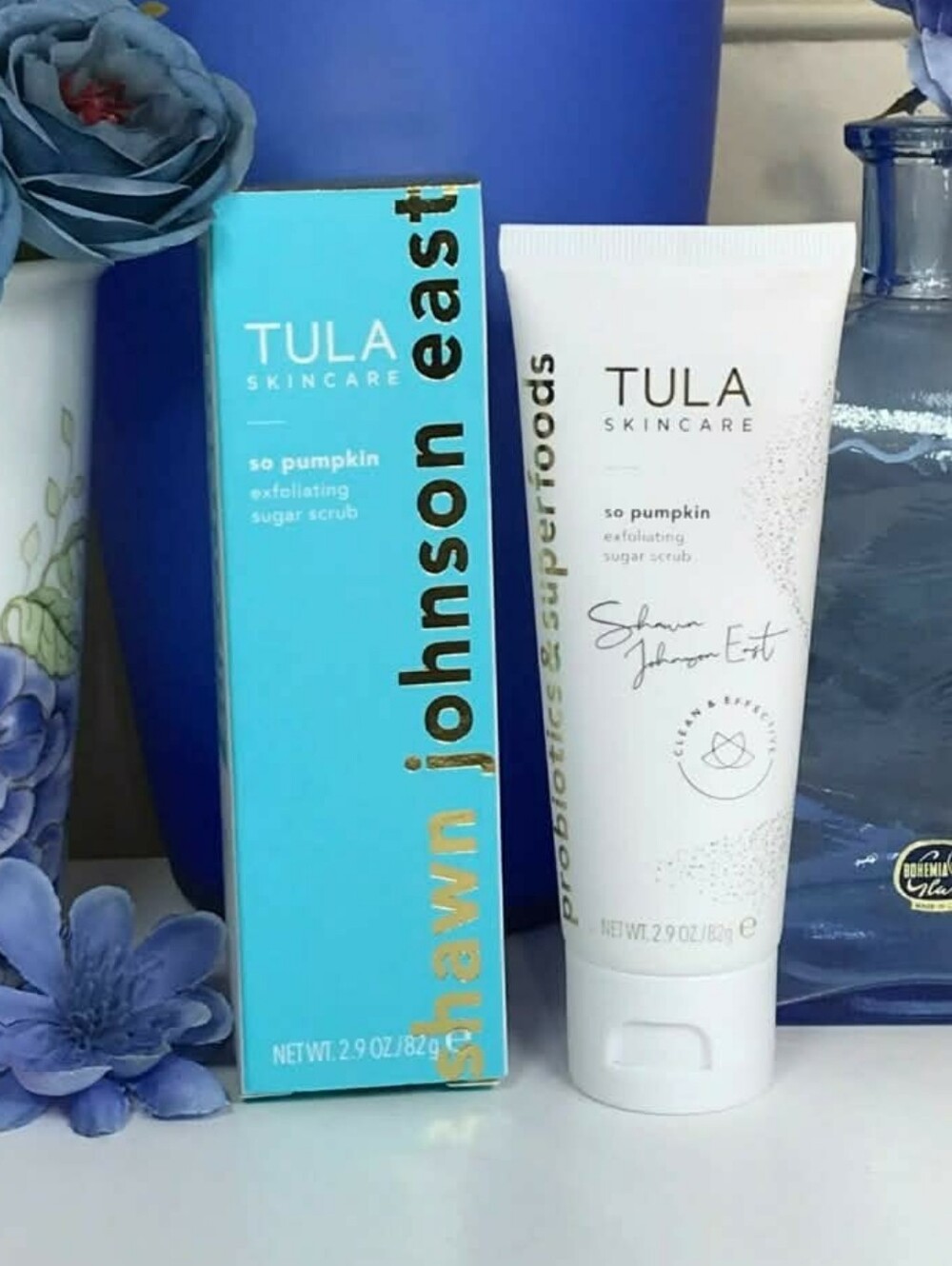 TULA So Pumpkin Exfoliating Facial Sugar Scrub Limited Edition 80g *BNIB